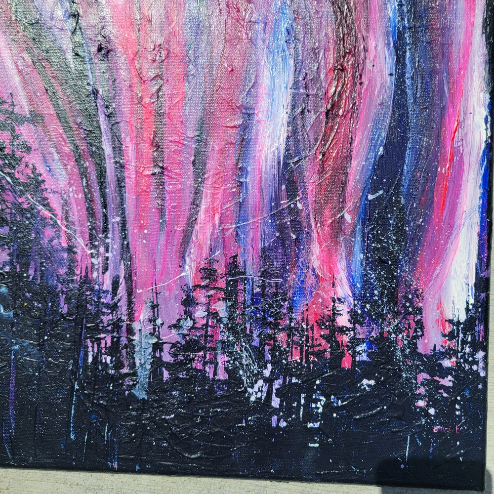 Venus New Moon (Orginal Artwork) Acyrlic On Canvas - Picture 4 of 4